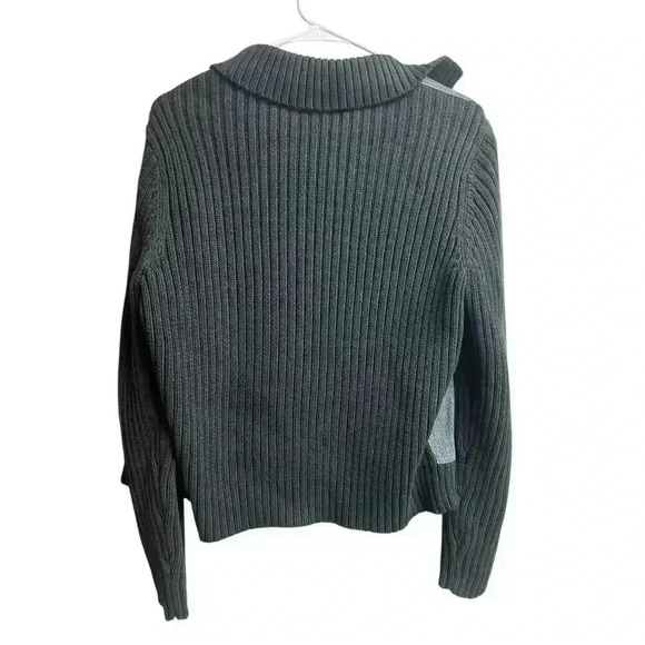 Marsh Landing Jean Sweater Zip Up Jacket Medium - Picture 8 of 8